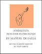 Andaluza set for 5 Clarinets or small choir P.O.D. cover
